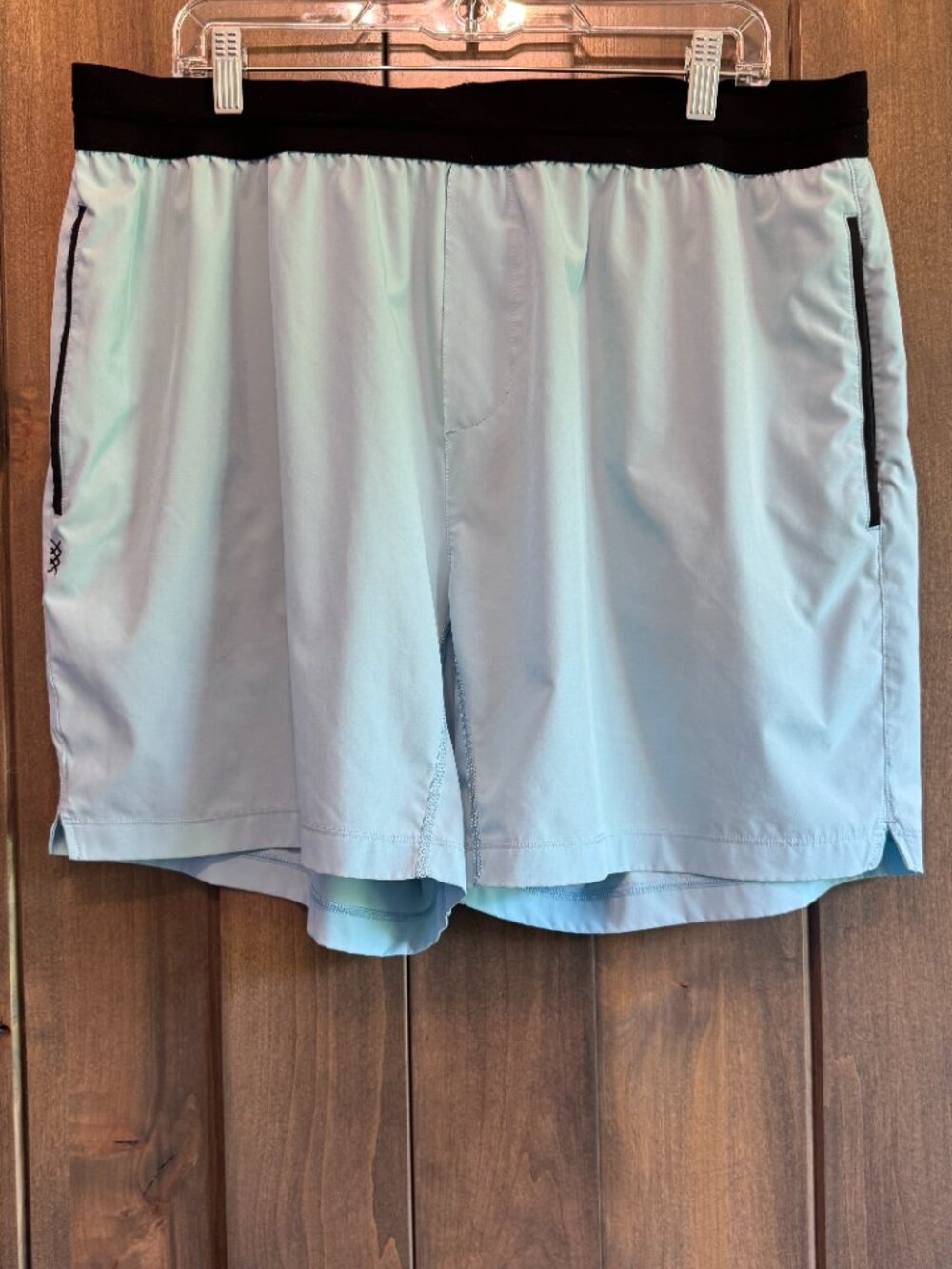 Rhone Athletic Unlined Drawstring 7" Performance Shorts Blue/Black Men's XXL